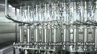 دستگاه پرکن پیستون اتوماتیک 50-1000 میلی لیتری برای کودهای شیمیایی / شیمیایی / شیمیایی