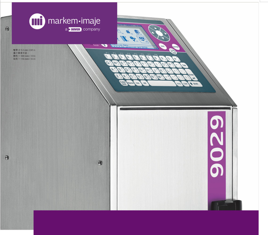 Markem·Imaje 9029 چاپگر جوهرافشان کوچک 100-240VAC، 50/60Hz، 34W