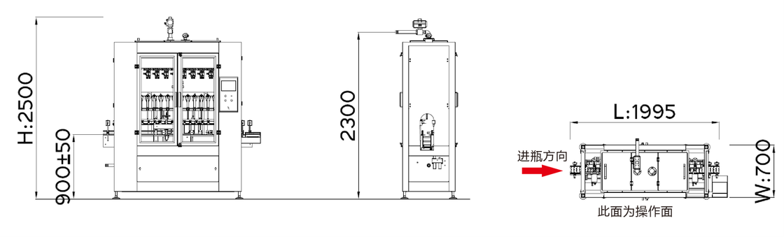 دستگاه پرکن میکرو کامپیوتر کنترل شده CDP-16A PLC با بازخورد وزن از فولاد ضد زنگ SUS304 و ترازوی الکتریکی