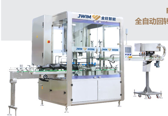 6 دستگاه سرپوش اتوماتیک 4 سر 4.0KW 100ml-1L با سرعت بالا انتخاب و مکان